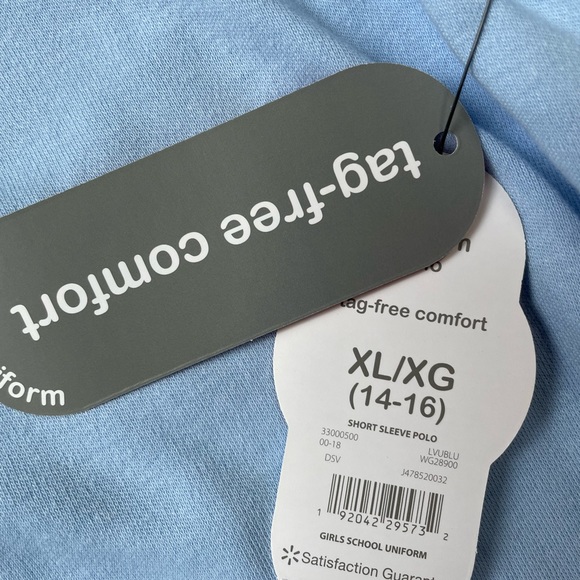 Bundle of Light Blue School Uniform Tops Size Large NEW WITH TAGS - Picture 6 of 11